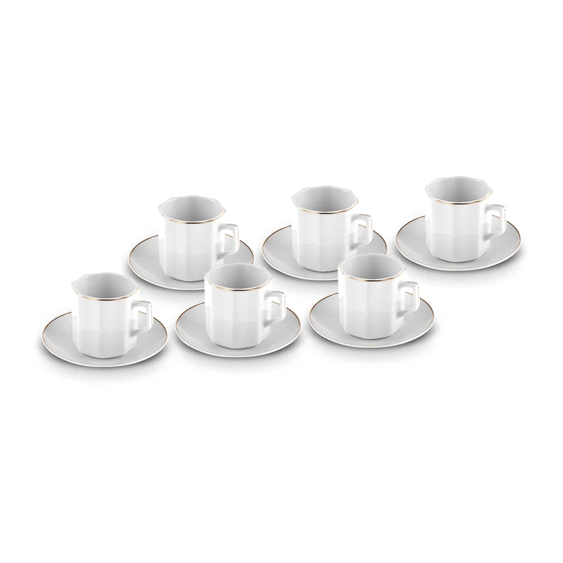 Karaca Vezir 6 Personen Kaffeetassen-Set 80 ml