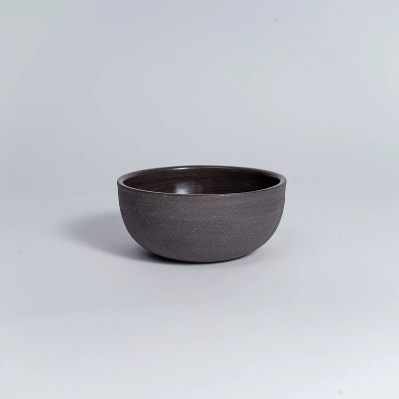 KUMO Cappuccino Tasse Grau/Schwarz – Mura Mura Handmade