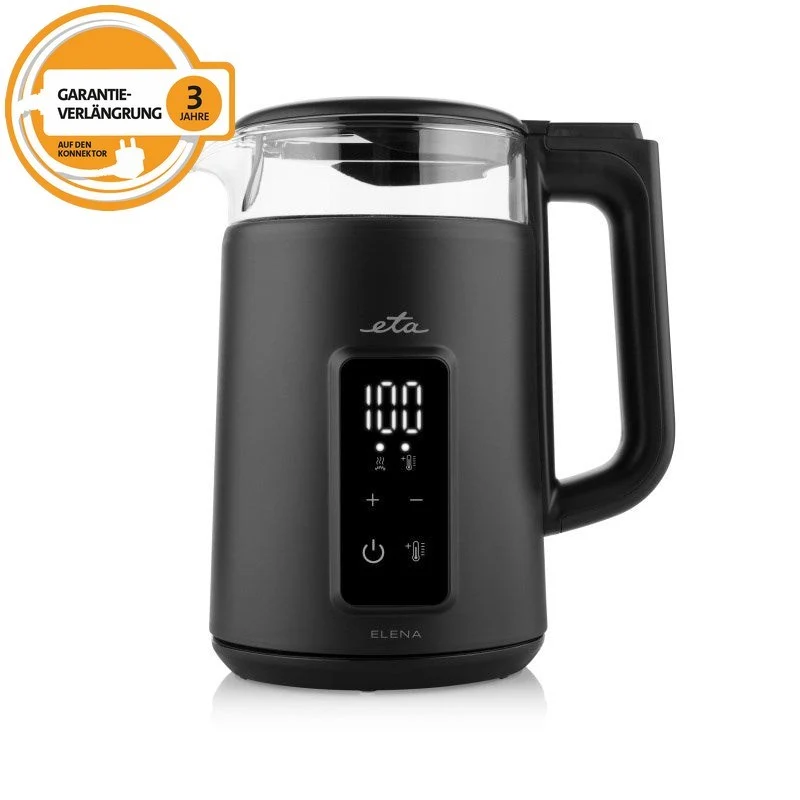 Elektrischer Wasserkocher ETA Elena 9595 90000 (ETA959590000) schwarz/glas
