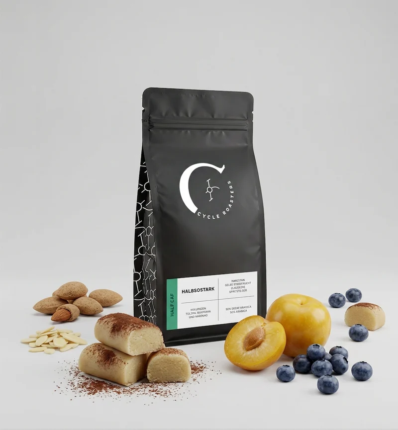 HALBSOSTARK - weniger Koffein