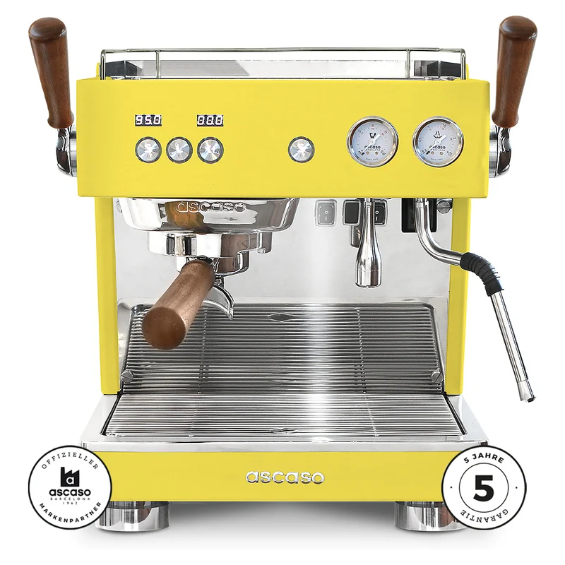 Ascaso Baby T Plus mit Flowcontrol Gelb