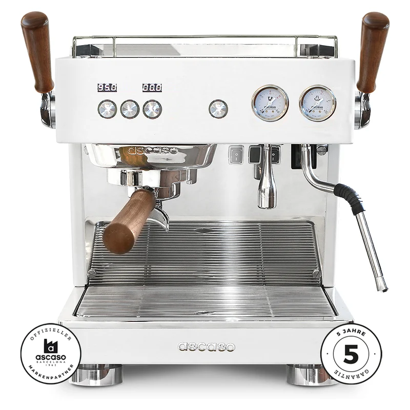 Ascaso Baby T Plus mit Flowcontrol Weiß