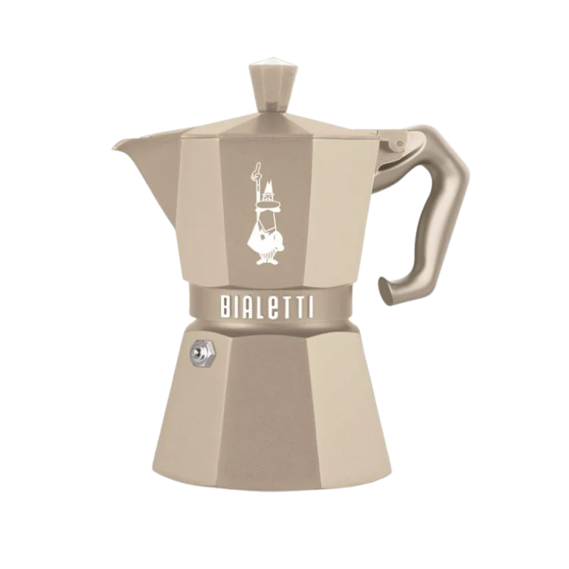 Bialetti Exclusive Moka Express Induktion Creme - 6 Tassen