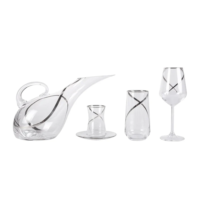 Karaca 49-teiliges Glas-Set Platino