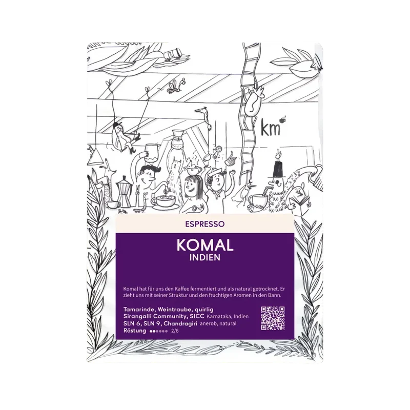 Komal, Espresso aus Indien