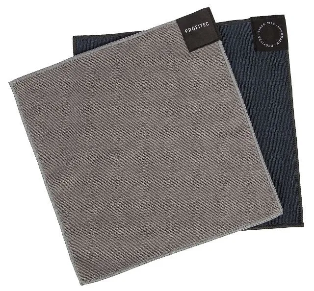 Profitec Barista-Tuch dunkelblau & grau (2er Set)