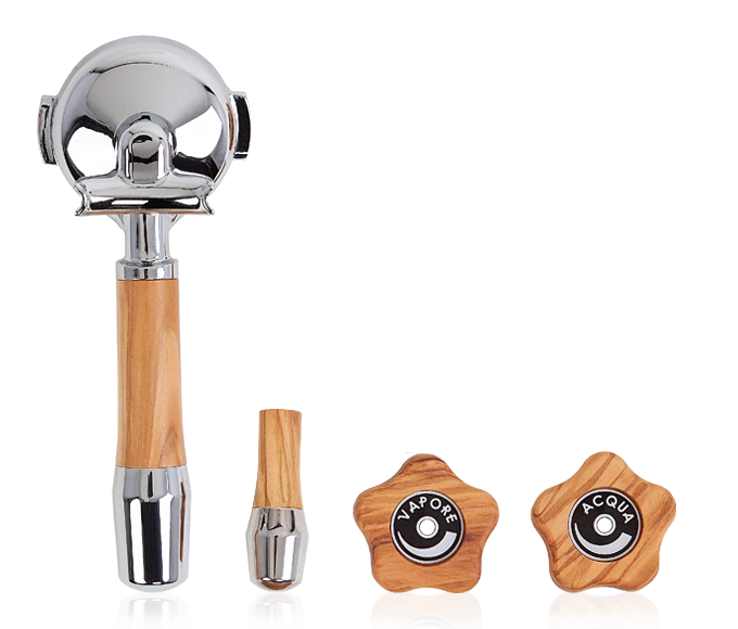 ECM Griffset für Drehventil Maschinen Olive exclusiv