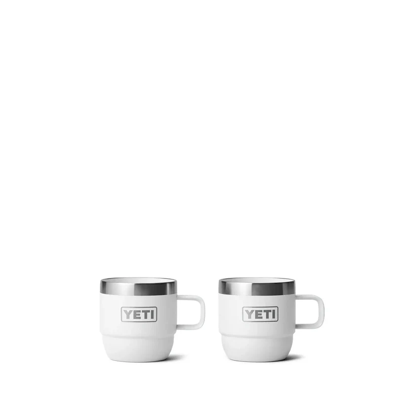 Rambler Stapelbarer Becher 177ml 2er-Pack - Weiß