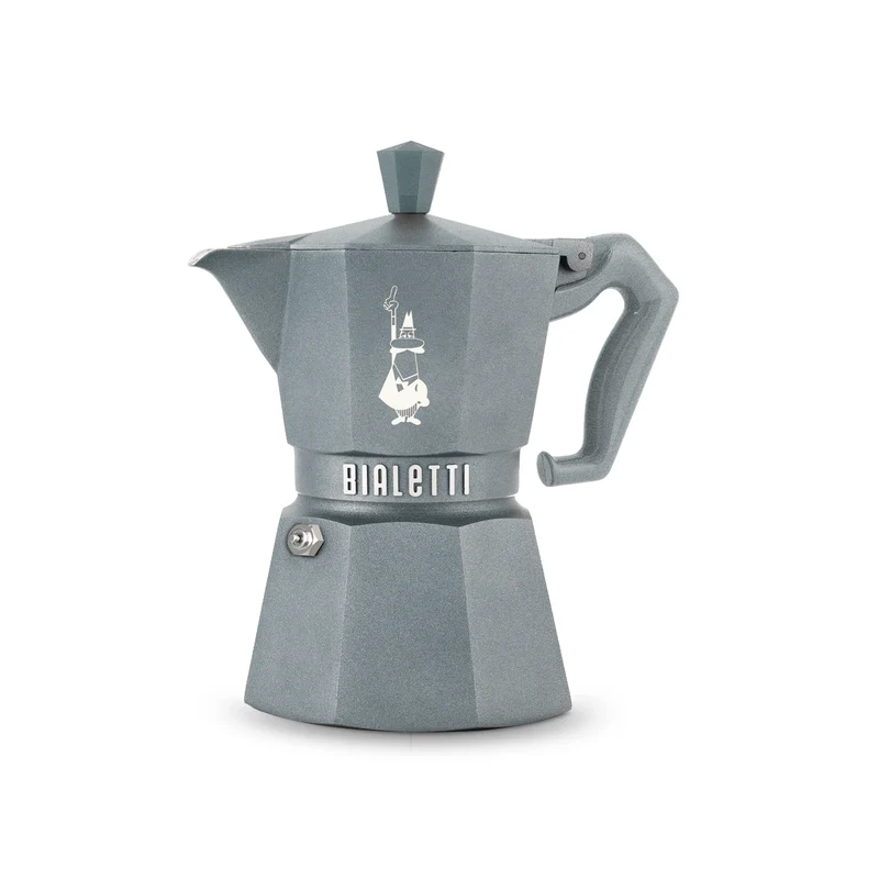 Bialetti Exclusive Moka Express Induktion Grau – Der italienische Klassiker, endlich bereit für die Moderne