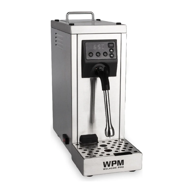 WPM MS-130T Automatischer Milchaufschäumer Silber – Milchschaum auf Knopfdruck