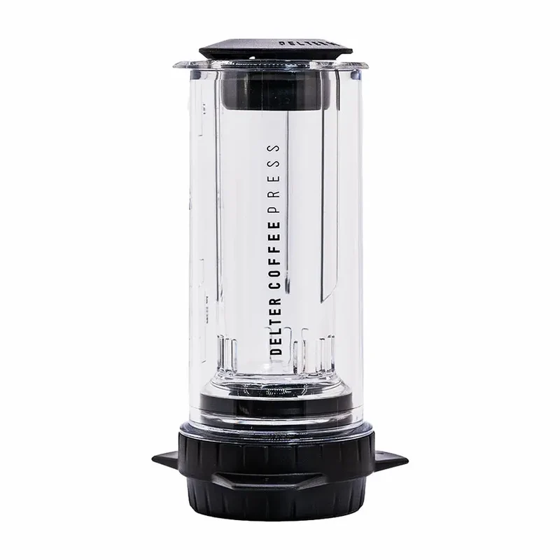 Delter Coffee Press – Volle Geschmackskontrolle in Clear & Grey Limited Edition