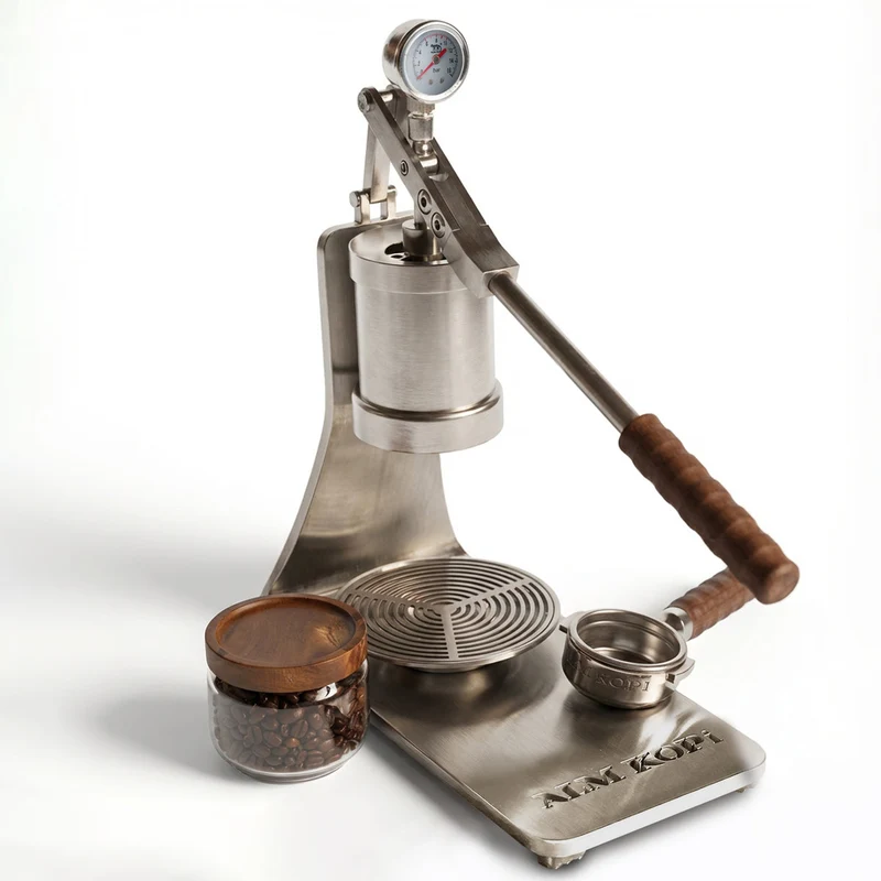Aleman Sniper Espressomaschine mit manuellem Hebel | Precision Tower aus Edelstahl