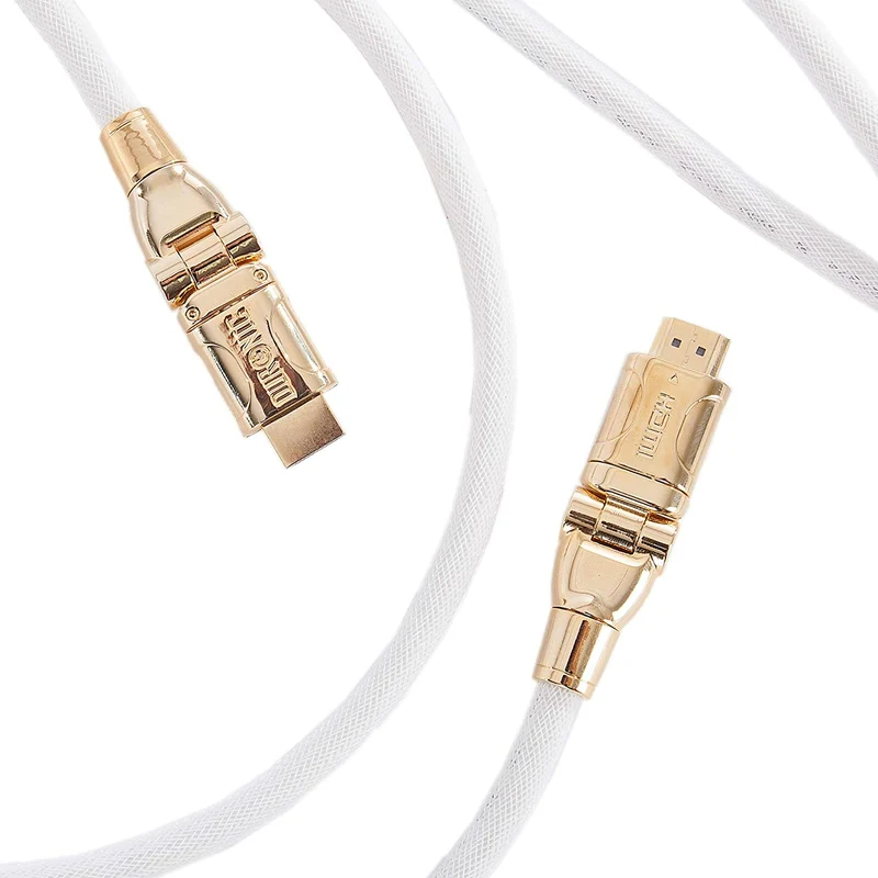 Duronic HDC01 HDMI-Kabel 1m | 24k Goldkontakte | High-Speed HDMI V1.4 für HD 1080p Auflösung | Für PS5 und BluRay