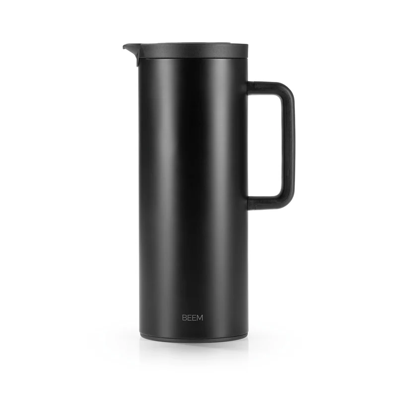 Isolierkanne 1L, Schwarz matt