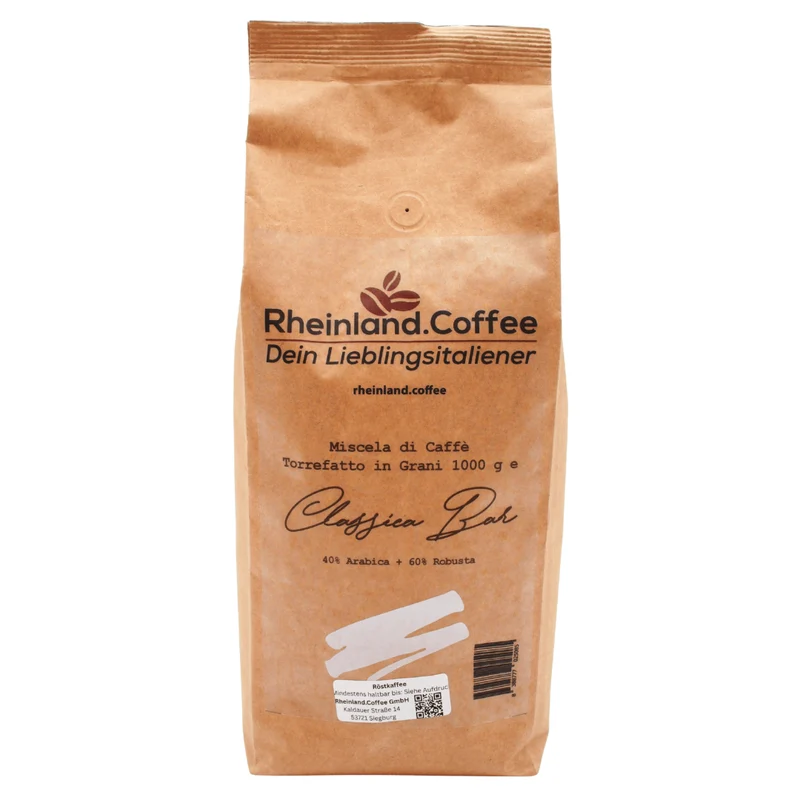 Dein Lieblingsitaliener - Classica Bar - 40% Arabica 60% Robusta geröstet in Sizilien