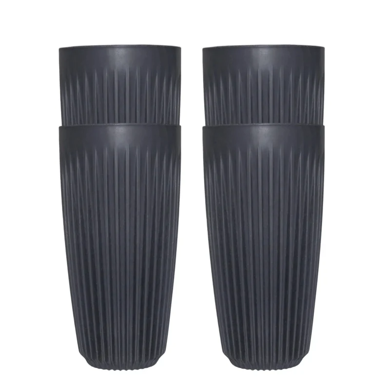 Becher 16oz Anthrazit 4 Stück - Huskee