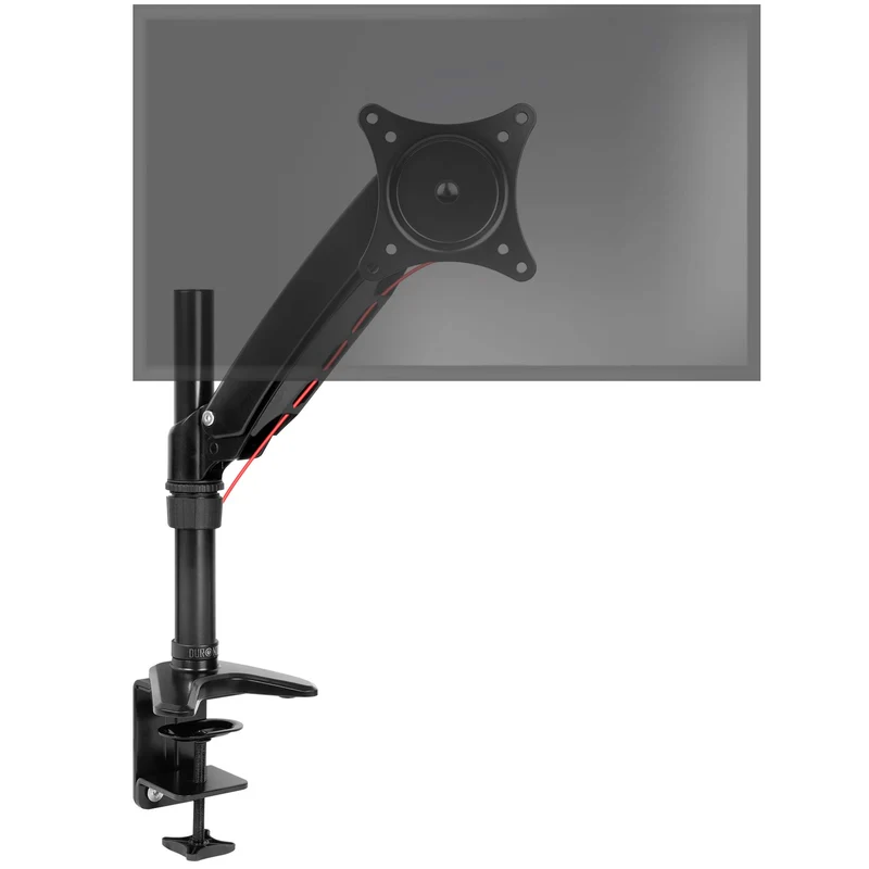 Duronic DM551X1 Monitorhalterung | Tischhalterung | Monitorarme | Monitorständer für LCD/LED Computer Bildschirme | Fernsehgeräte mit Neig und Rotierfunktion