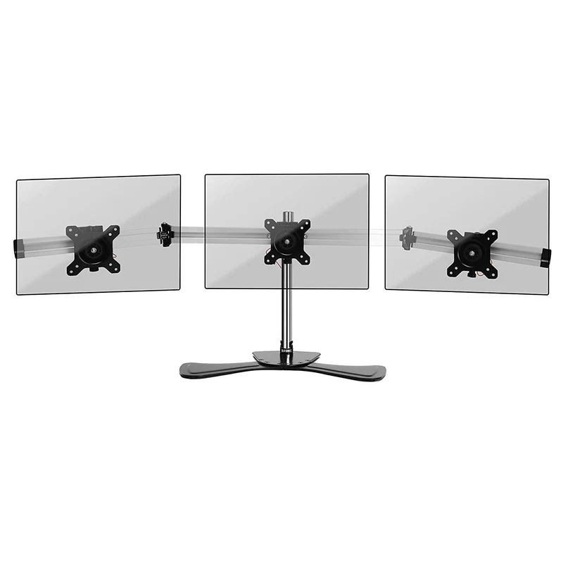 Duronic DM753 Monitorhalterung | Tischhalterung | Standfuß | Monitorständer für einen LCD | LED Computer Bildschirm | Fernsehgerät mit Neig, Schwenk und Rotierfunktion