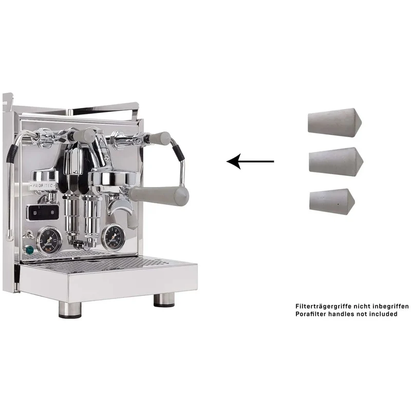 Profitec Griffset Holz oder Beton – Espressomaschinentuning – Holzgriffe – Hochwertiges Design