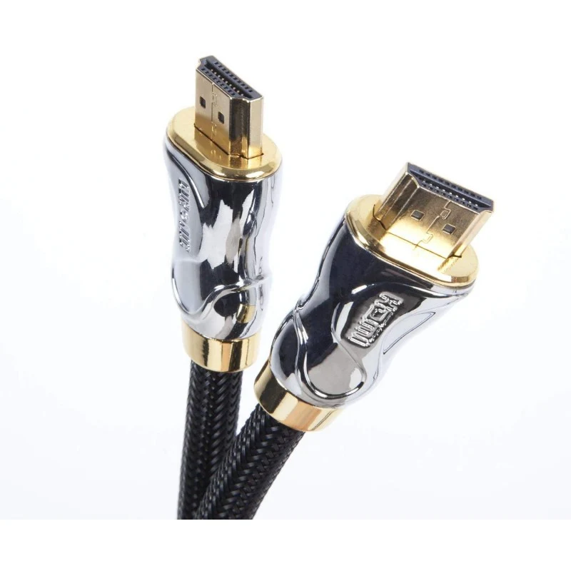 Duronic HDC04 HDMI-Kabel 2m - 24k Goldkontakte - High-Speed HDMI V2.0 für Ultra-HD 2160p 4K Auflösung - Für PS5 und VR