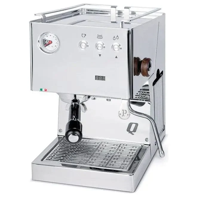Quick Mill Pop Espressomaschine – Edelstahl, PID Steuerung, ECO MODE