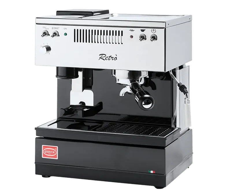 Quick Mill Retrò - Kompakte Retro-Espressomaschine mit Mühle
