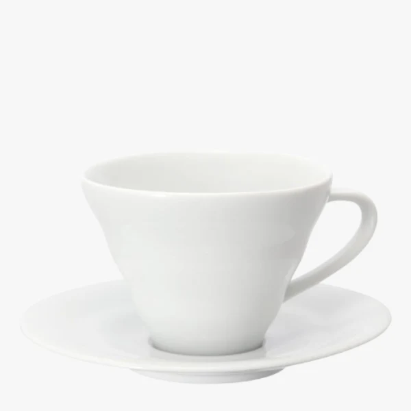 Hario V60 Keramische Kop Schotel Wit