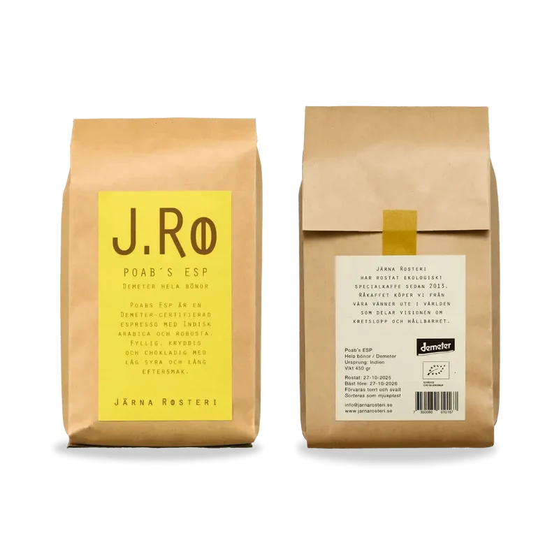 Järna Rosteri Poab’s ESP – Biodynamischer Espresso 450 g