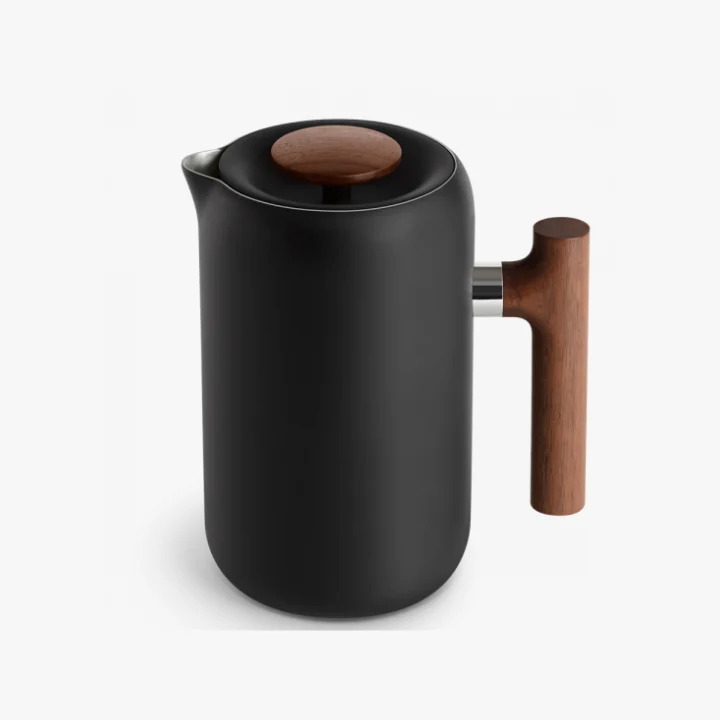 Fellow - Clara French Press - Matzwart / Walnoot
