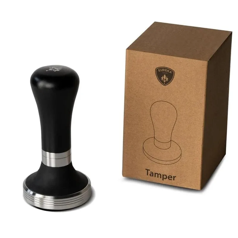 EUREKA Tamper - Perfekter Griff 58 mm oder 58,3 mm - Schwarz