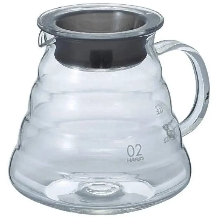 Hario V60 Range Server 600ml Clear Kaffeekanne aus Glas