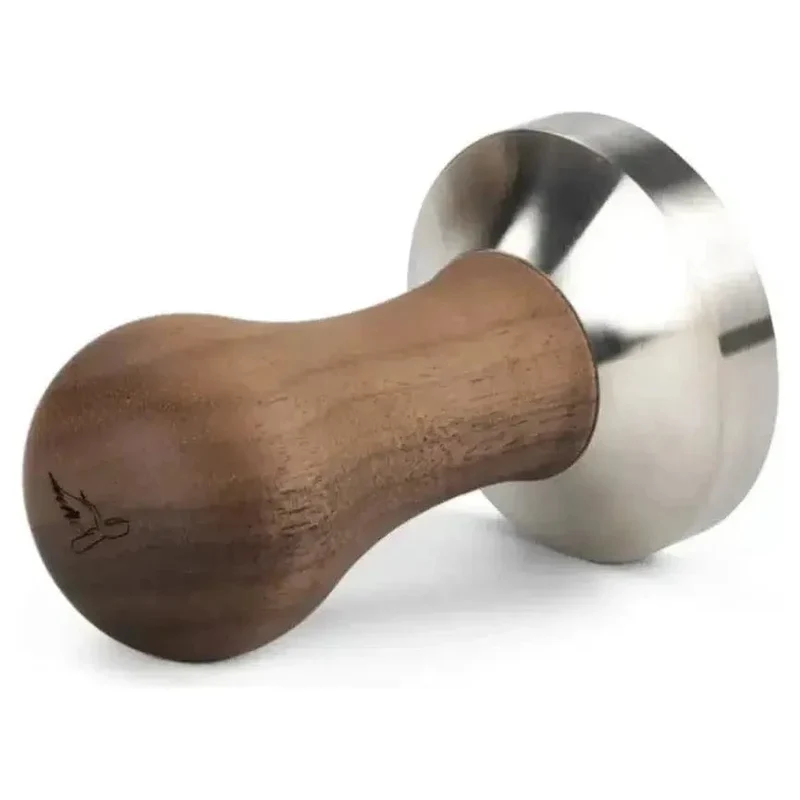 Brewspire Barista Tamper Profi 58,5 mm für E61 Siebe - Eiche, Nuss, Olive