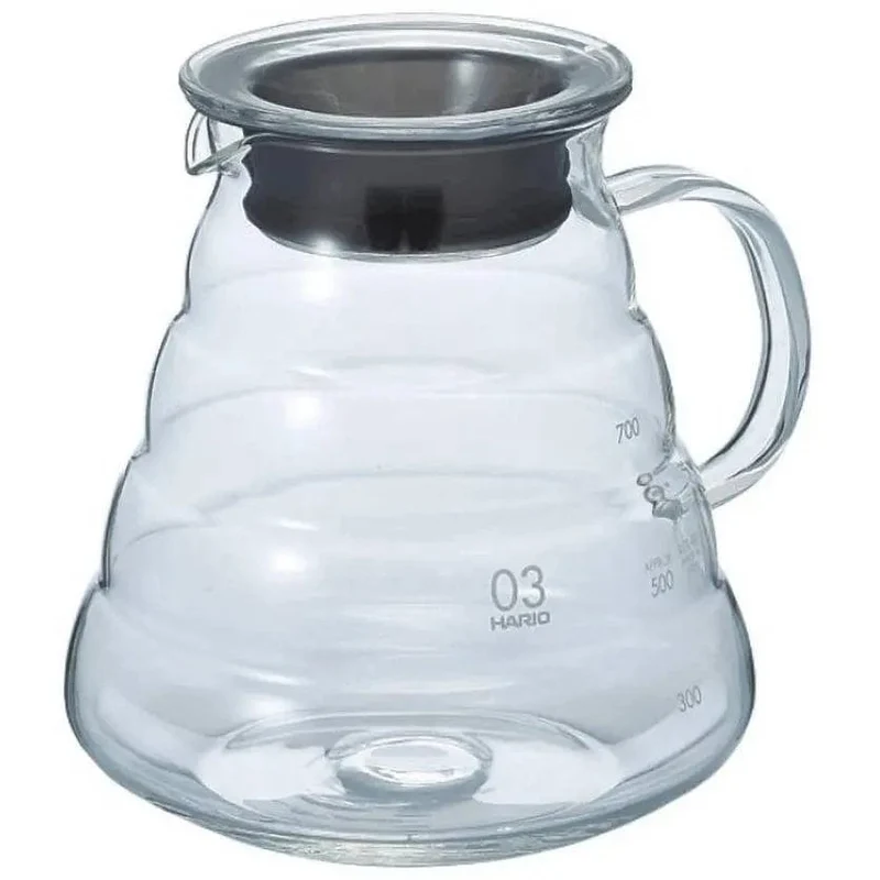 Hario V60 Range Server 800ml Clear Kaffeekanne aus Glas