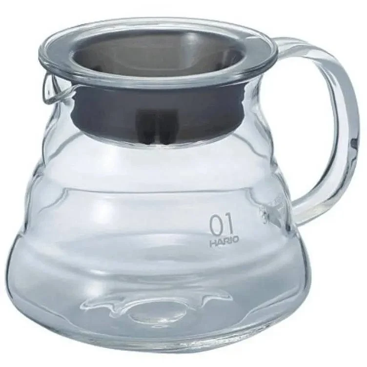 Hario V60 Range Server 360ml Clear Kaffeekanne aus Glas