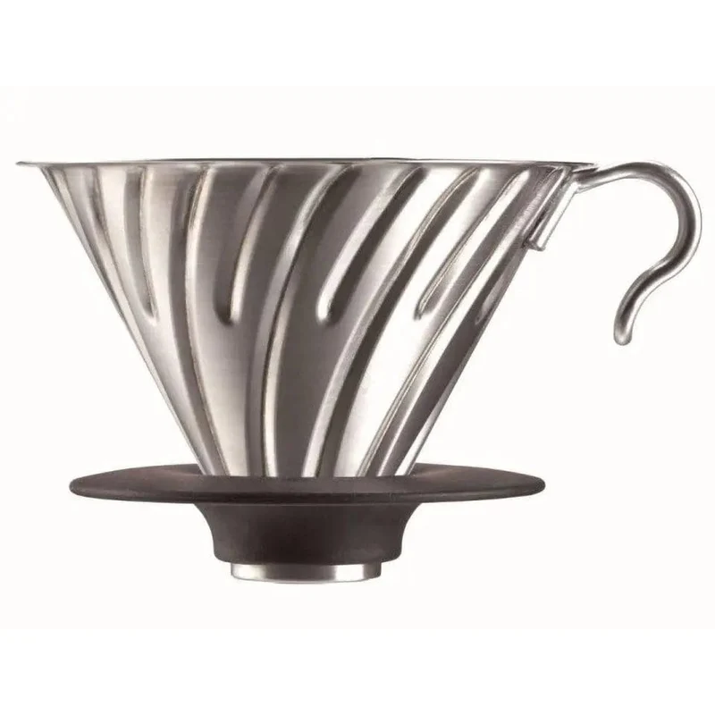 Hario V60 Metal Dripper Stahl Handfilter
