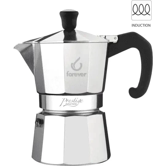 Miss Prestige Induction - Mokkakanne - Aluminium Induktion 6 Tassen