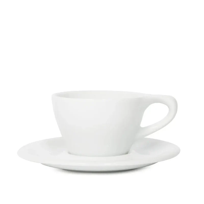 Lino Groß Cappuccino Tasse 180ml - Weiß